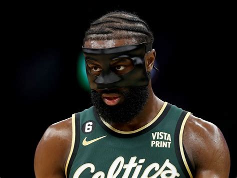 Why does jaylen brown wear a face mask - BOSTON — Jaylen Brown wore his protective face mask again in Game 5. Brown, who had been wearing the mask since suffering a facial contusion in February, removed the mask during Boston’s Game ...